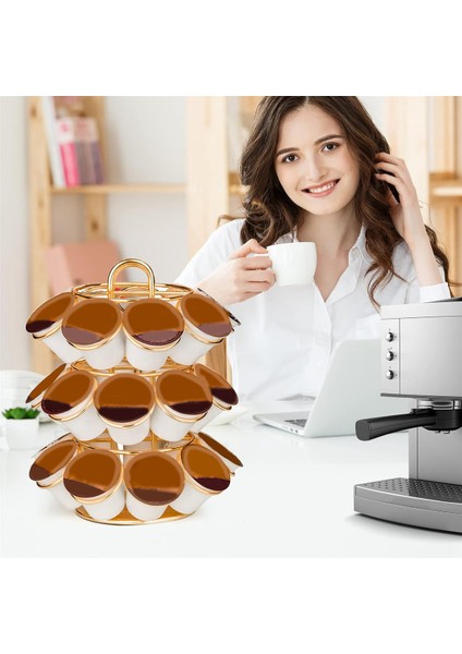 Kahve Pod Tutucu, K Kupası Tutucular, K Kupalarıyla Uyumlu Kahve Pod Saklama (27 Pod), 360 Derece Dönebilen Kahve Tutucu (Yurt Dışından) modelleri