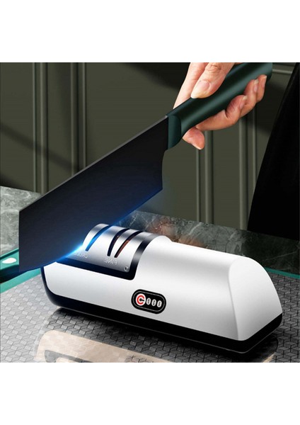 Elektrikli Bıçak Bileyici Otomatik Ayarlanabilir Mutfak Aleti Bıçak Makaslarını Hızlı Bilemek Için Sarı (Yurt Dışından) fırsatları