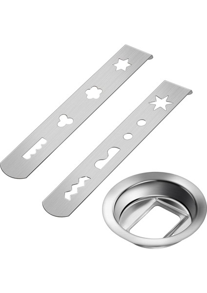 Bisküvi Ek Parçaları, 8 Şekilli Bisküvi Ek Parçası Paslanmaz Çelik, Bağlantı Halkalı Et Kıyma Makinesi Için Hamur Ek Parçası (Yurt Dışından)