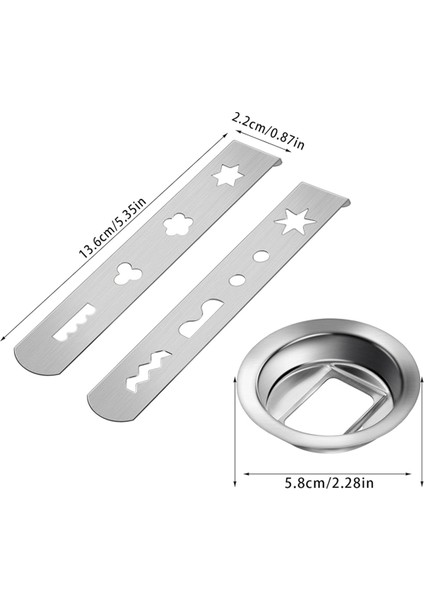 Bisküvi Ek Parçaları, 8 Şekilli Bisküvi Ek Parçası Paslanmaz Çelik, Bağlantı Halkalı Et Kıyma Makinesi Için Hamur Ek Parçası (Yurt Dışından) fiyatları