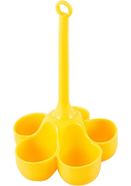 Delikli Silikon Yumurta Pişirici Yüksek Sıcaklığa Dayanıklı Buharda Pişmiş Yumurta Tepsisi Gıda Sınıfı Tamamlayıcı Gıda Araçları Sarı (Yurt Dışından)