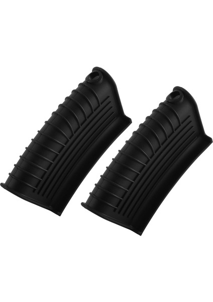 Kalınlaştırılmış Silikon Tava Sapı Kılıfı Yalıtım Kılıfı Tava Kulak Klipsi Dökme Demir Tava Kızartma Tavası Wok Sapı Tutucu, Siyah, 2 Adet (Yurt Dışından) modelleri