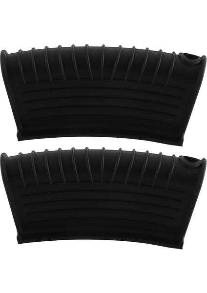 Kalınlaştırılmış Silikon Tava Sapı Kılıfı Yalıtım Kılıfı Tava Kulak Klipsi Dökme Demir Tava Kızartma Tavası Wok Sapı Tutucu, Siyah, 2 Adet (Yurt Dışından) indirimleri