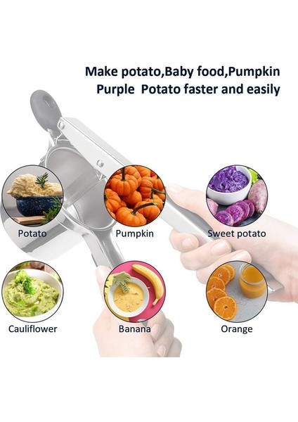 Patates Ezici Patates Rendesi Pres Patates Püresi Ezme Püresi Meyve Sebze Sıkacağı Meyve Sıkacağı Pres Makinesi Mutfak Aleti (Yurt Dışından) fiyatları