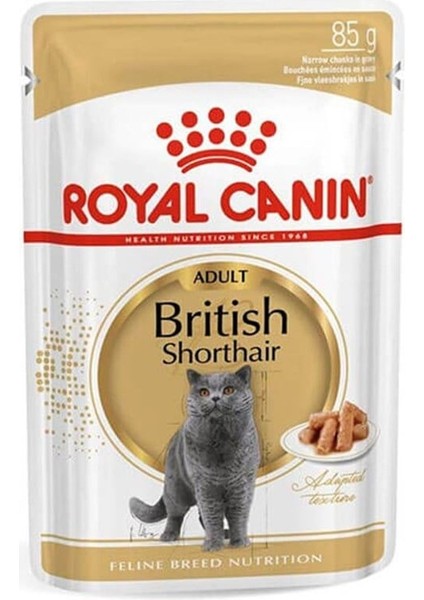 British Shorthair Adult Pouch Yetişkin Kedi Konservesi 85 Gr fiyatları