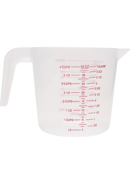 1000 ml Ölçü Kabı Pişirme Aleti Mutfak Aleti Yüksek Kaliteli Plastik Ölçü Kabı Ölçekli Alet Kabı (Yurt Dışından) fiyatları