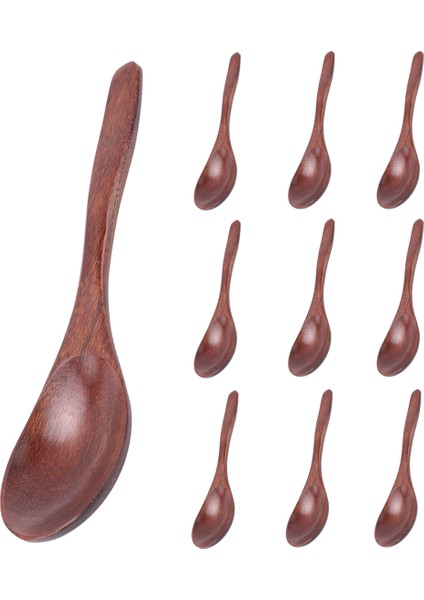 Ahşap Kaşıklar, 10 Parçalı Ahşap Çorba Kaşığı Seti, Uzun Saplı Doğal Ahşap Yemek Kaşıkları, Yemek Karıştırma, Sos Pişirme - 7,3 Inç (Yurt Dışından) fiyatları