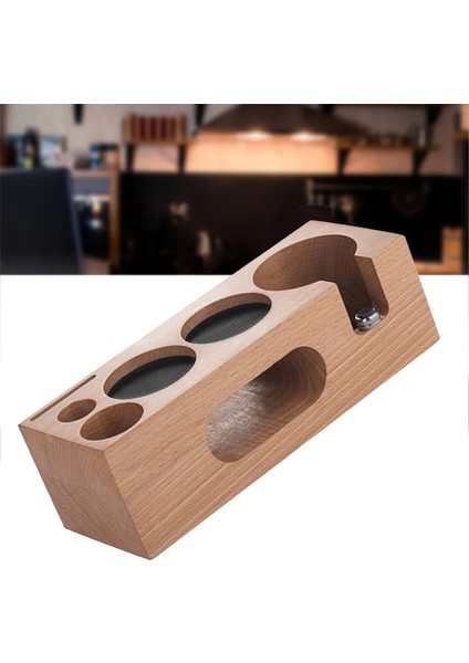 Kahve Tamper Tutucu Filtre Standı Ahşap Taban Espresso Tamper Standı Mat Rafı 58MM Kahve Tamper Tutucu Ahşap Taban (Yurt Dışından) indirimleri