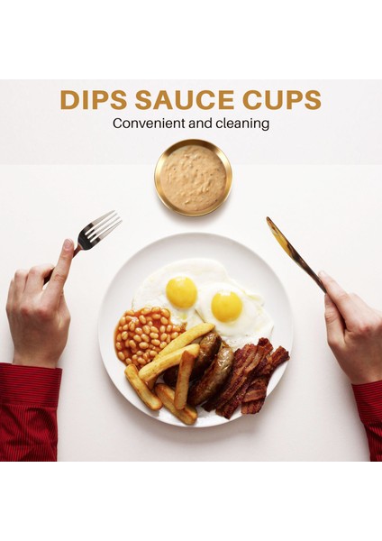 Adet Paslanmaz Çelik Yuvarlak Küçük Tabak Altın Sos Baharat Kabı Ev Restoran Mutfak Soya Sosu Kabı (Yurt Dışından) fiyatları