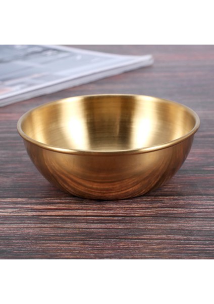 Adet Paslanmaz Çelik Yuvarlak Küçük Tabak Altın Sos Baharat Kabı Ev Restoran Mutfak Soya Sosu Kabı (Yurt Dışından) indirimleri