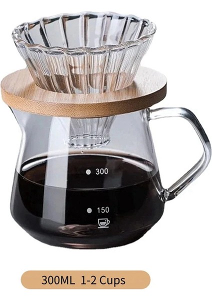Kahve Makinesi Seti, Cam Sürahi ve Cam Kahve Filtresi, Ev Veya Ofis Için Damlama Kahve Makinesi Seti, 300 ml (Yurt Dışından) indirimleri