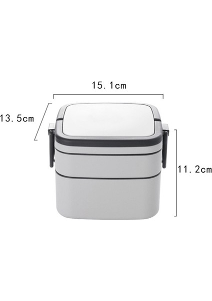 Taşınabilir Plastik Çift Katmanlı Öğle Yemeği Kutusu Isıtmalı ve Sızdırmaz Çok Katmanlı Fitness Öğrenci Öğle Yemeği Kutusu (Yurt Dışından) fırsatları