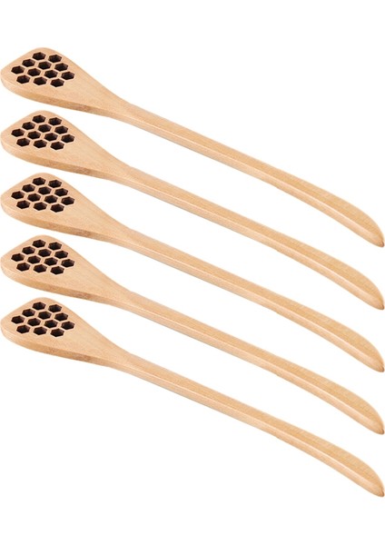 Ahşap Karıştırma Kaşığı H-Oney Kaşık Petek, Bal Kaşığı, Karıştırma Çubuğu Kaşığı, El Mikseri D (Yurt Dışından)