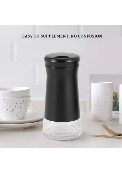 Ayarlanabilir Dökme Delikli Biberlik Zarif Paslanmaz Çelik Tuz ve Biberlik, Deniz Tuzları Için Mükemmel, 2 Adet (Yurt Dışından) modelleri