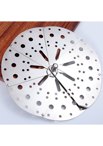 Paslanmaz Ayarlanabilir Damla Kapağı Kısık Ateşte Pişirme Tencere Kapağı Taşma Önleyici Kapak Buhar Rafı (Yurt Dışından) fırsatları