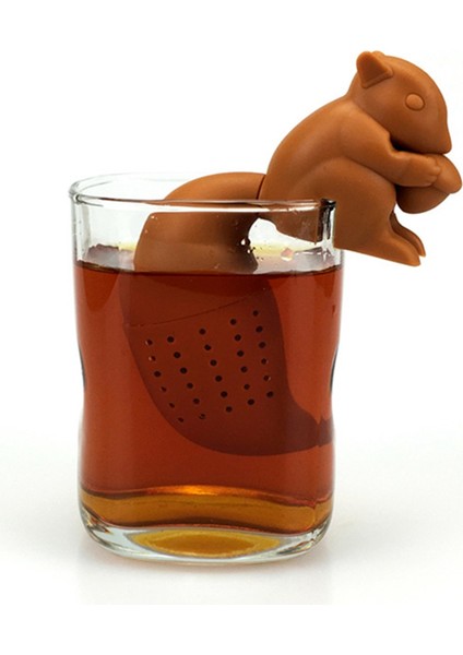 Sevimli Silikon Sincap Çay Demleyicisiyle 3 Parça Lezzetli Çay Demleyin - Çay Yaprakları Için Mükemmel (Yurt Dışından) fırsatları