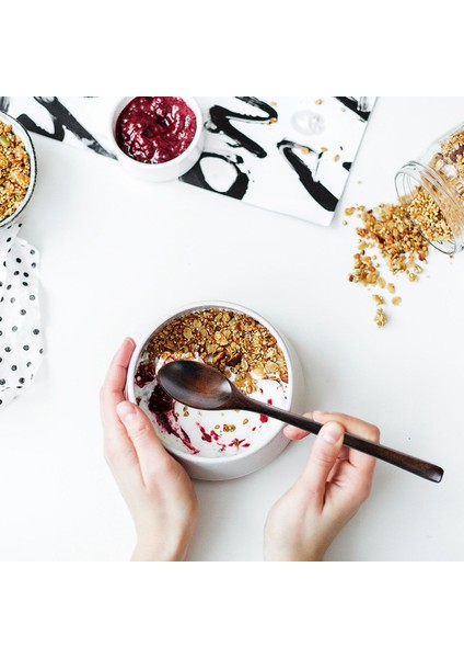 Ahşap Kaşıklar, 6 Parça Yemek, Karıştırma, Sos Pişirme Için Ahşap Çorba Kaşığı, Japon Tarzı Mutfak Gereçleriyle Birlikte Uzun Saplı Kaşık (Yurt Dışından) modelleri