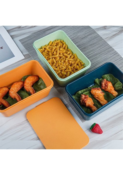 Taşınabilir Öğle Yemeği Kutusu Çevre Dostu Öğle Yemeği Kutusu Piknik Saklama Kutusu Meyve Kutusu Bölmeli Öğle Yemeği Kutusu Çocuk Yetişkin (Yurt Dışından) fırsatları