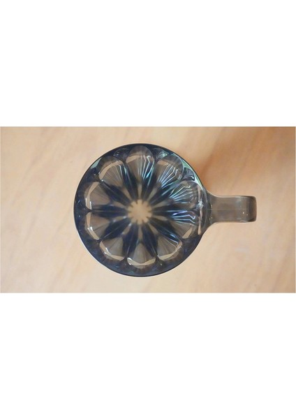 Petal Filtre Kap, Kahve Filtre Kağıdı, 27 Derece Filtre Kap, Tek Porsiyon, Elde Demlenmiş, Damlama Şeffaf Siyah (Yurt Dışından)