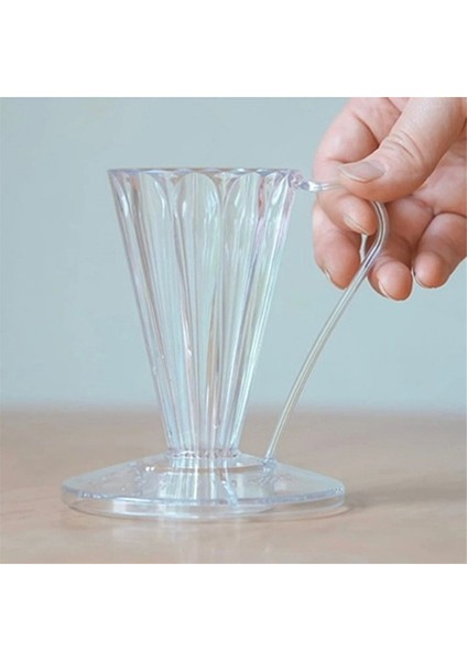 Petal Filtre Kap, Kahve Filtre Kağıdı, 27 Derece Filtre Kap, Tek Porsiyon, Elde Demlenmiş, Damlama Şeffaf Siyah (Yurt Dışından) fiyatları