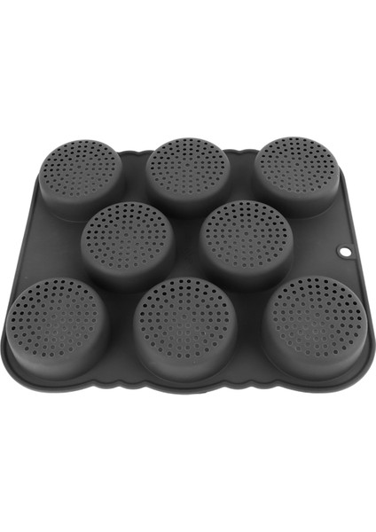 Hamburger Ekmeği Kalıbı Silikon 8 Bölmeli Kolay Çıkarılabilir Hamburger Ekmeği Kalıbı Tava Mutfak Aletleri (Yurt Dışından)