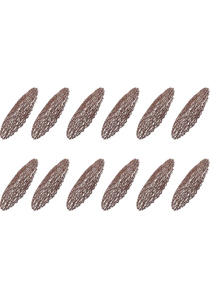 Yuvarlak Kağıt Elyaf Dokuma Amerikan Servis Altlıkları Dekoratif Örgülü Doğal Altlık Tatil Partileri Dekor 15 Inç 12'li Set (Kahve) (Yurt Dışından) fırsatları