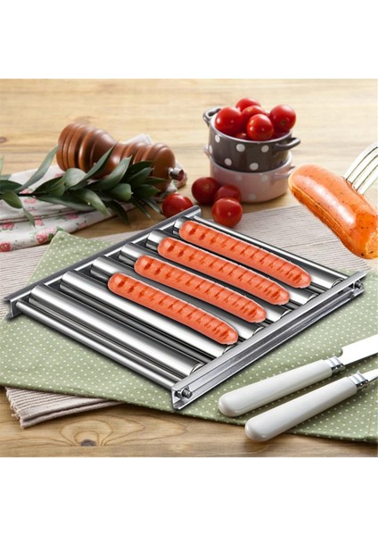 Izgara Için Sosis Rulosu, Sosis Rulosu-Ekstra Uzun Ahşap Saplı Paslanmaz Çelik Raflı Izgara Sosis Rulosu (Yurt Dışından) fırsatları