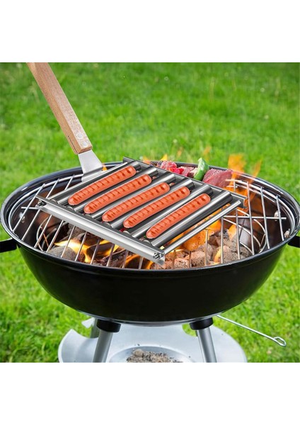 Izgara Için Sosis Rulosu, Sosis Rulosu-Ekstra Uzun Ahşap Saplı Paslanmaz Çelik Raflı Izgara Sosis Rulosu (Yurt Dışından) indirimleri