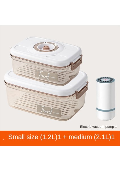 Akıllı Otomatik Vakumlu Paketleme Makinesi Vakumlu Gıda Saklama Kabı Seti 1.2l/2.1l Vakumlu Taze Tutma Kutusu Kapalı Kavanoz (Yurt Dışından) fiyatları