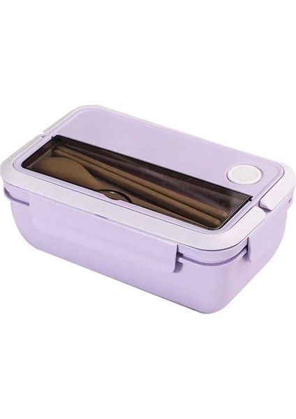 Büyük Kapasiteli Öğrenci Öğle Yemeği Kutusu Kore Öğle Yemeği Kutusu Öğle Yemeği Kutusu Mühürlü Taze Saklama Kutusu Mor (Yurt Dışından)