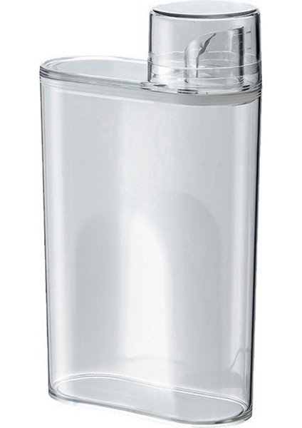 Şeffaf Çamaşır Deterjanı Dispenseri Şişesi, Deterjan Tozu Çamaşır Suyu Çamaşır Odası Için Kapalı Tank (Yurt Dışından)