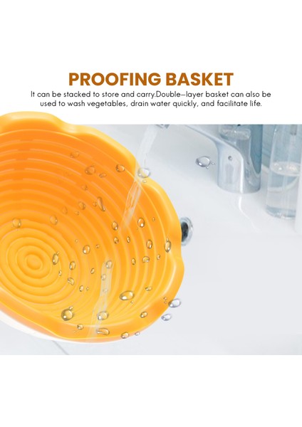 Plastik Fermantasyon Sepeti Ekmek Mayalama Sepeti Mutfak Ekşi Maya Sepeti (Yurt Dışından) indirimleri