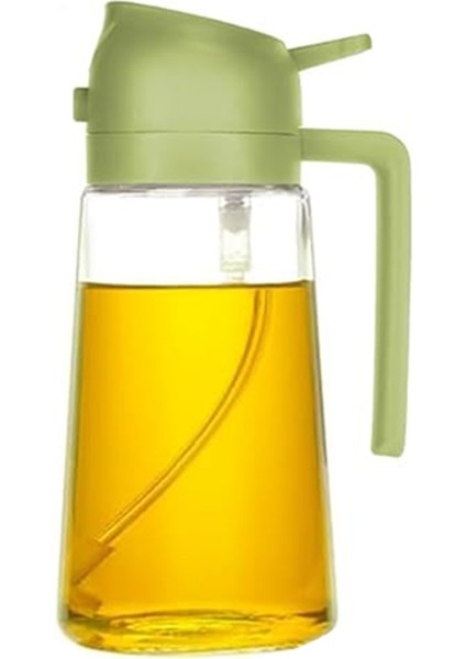 Mutfak, Zeytinyağı Dispenseri ve Yağ Püskürtücüsü Için 16 Oz Yağ Dağıtıcı Şişe - 470 ml Zeytinyağı Şişesi - Yağ Püskürtücü Yeşil (Yurt Dışından)