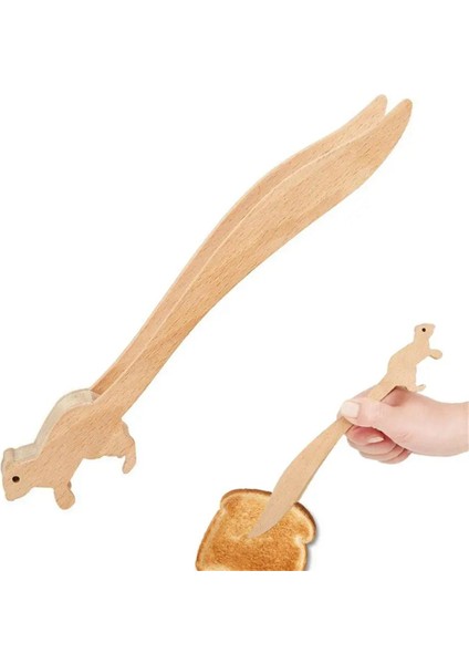 Tavşan Şeklinde Ahşap Yemek Tostu Salata Maşası Mutfak Tost Makinesi Pastırma Şeker Buzlu Çay Maşası Çay Klipsi Maşa (Yurt Dışından)