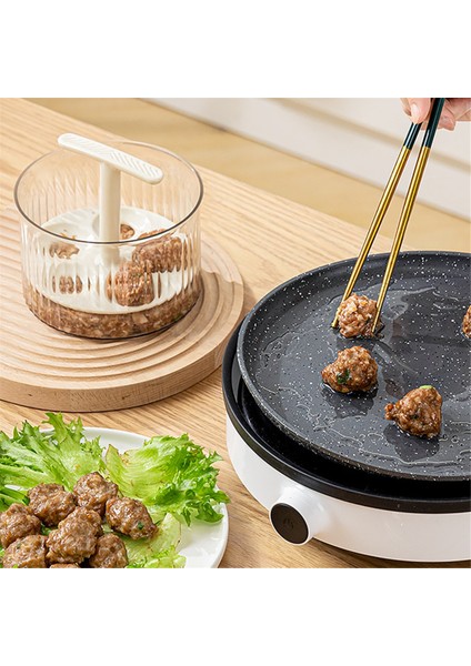 Yarı Saydam Köfte Makinesi, Manuel Köfte Makinesi, 5 Toplu Köfte Makinesi Mutfak Köfte Kalıbı, Mutfak Yapımı Aracı, A (Yurt Dışından) fiyatları