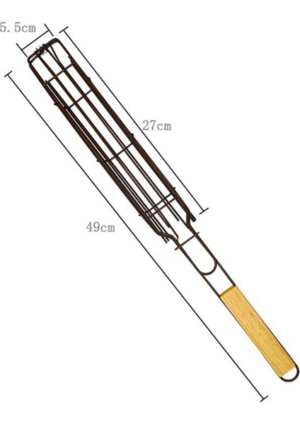 Paslanmaz Çelik Izgara Sepeti. Sebzeler Için Kebap Sepeti (Yurt Dışından) fiyatları