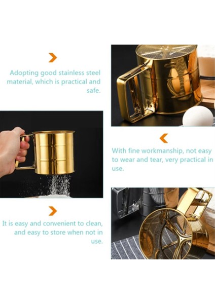 Mutfak Pişirme Aletleri Malzemeleri El Un Eleği Pişirme Kahve Filtresi El Presi Un Eleği Kahve Filtresi Çalkalayıcı (Yurt Dışından) indirimleri