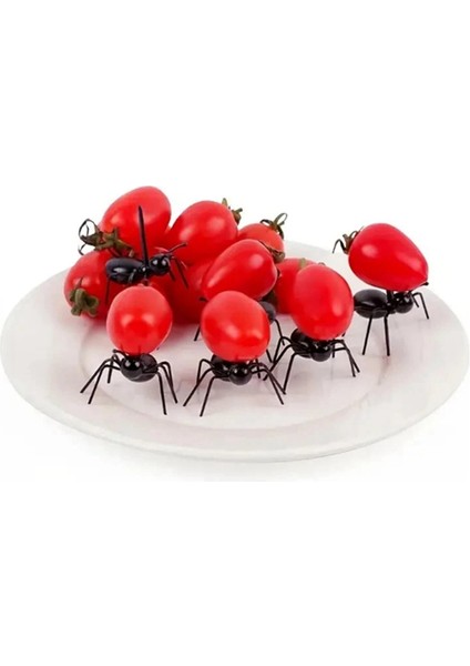 12 Adet Karınca Kürdanı Meyve Tatlı Çatalı, Yeniden Kullanılabilir Karınca Yemi Kürdanı, Atıştırmalık Kek Tatlısı Için Hayvan Meze Çatalı (Yurt Dışından) indirimleri