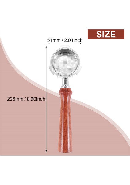 Delonghi EC680/EC685 Için 51MM Kahve Dipsiz Portafilter Espresso Makinesi Sap Sepeti Kahve Aletleri (Yurt Dışından)