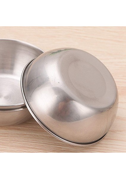 Adet Paslanmaz Çelik Sosluklar Yuvarlak Baharatlıklar Suşi Sos Kaseleri Mini Meze Tabakları Kaseler (Yurt Dışından) fırsatları