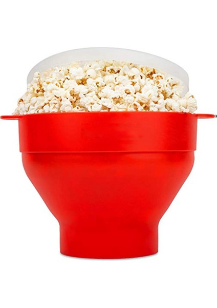 Silikon Mikrodalga Patlamış Mısır Makinesi Katlanabilir Patlamış Mısır Kasesi Kapaklı Mikrodalga Patlamış Mısır Makinesi (Yurt Dışından)