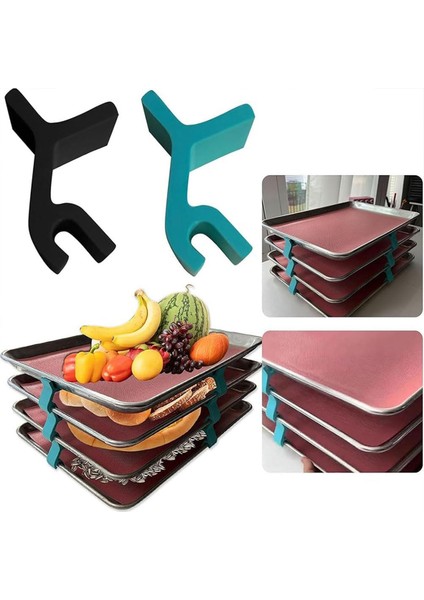 Fırın Tepsisi Istifleyici Fırın Tepsisi Sabitleme Braketi Tepsi Istifleyici Kurabiye Tepsisi Tepsi Yöneticisi (Yurt Dışından) indirimleri