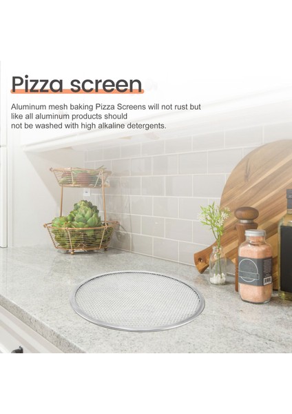 Profesyonel Yuvarlak Pizza Fırını Pişirme Tepsisi Barbekü Izgarası Yapışmaz Ağ (12 Inç) (Yurt Dışından) fırsatları