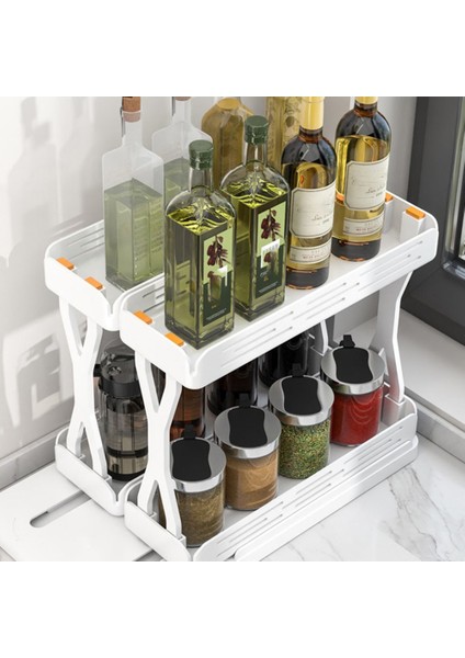 Çekmeceli Döner Depolama Rafı Mutfak Baharat Rafı Baharat Şişesi Kozmetik Depolama Rafı (Yurt Dışından) modelleri