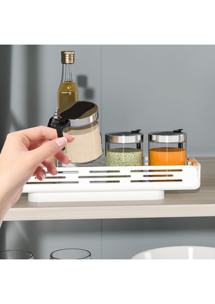 Çekmeceli Döner Depolama Rafı Mutfak Baharat Rafı Baharat Şişesi Kozmetik Depolama Rafı (Yurt Dışından) indirimleri