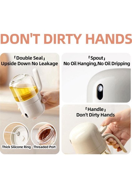 Mutfak Yağ Püskürtücüsü Mutfak Cam Yağ Kabı Otomatik Açılıp Kapanan Yağ Şişesi Ev Tipi Sızdırmaz Baharat Şişesi (Yurt Dışından) indirimleri