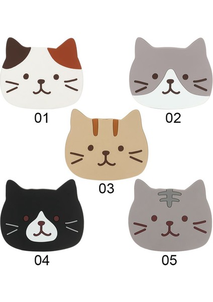 Kaymaz Kedi Şekilli Bardak Altlığı Tutucu Kahve Çay Içecekler Karikatür Bardak Altlığı Sıcak Içecek Standı Mutfak Yalıtımlı Ped (Yurt Dışından) fiyatları