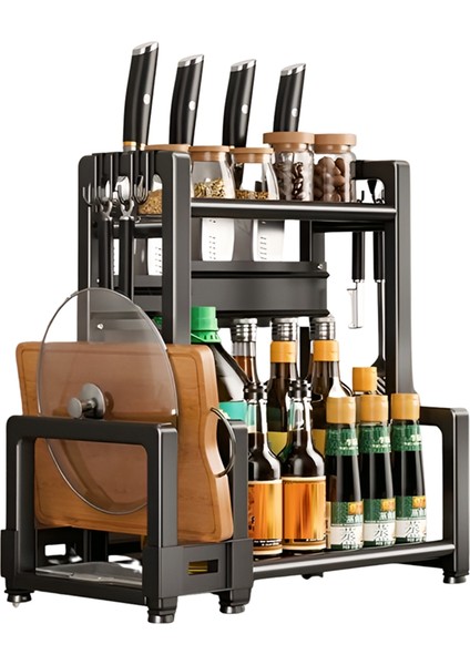 Mutfak Depolama Rafı Baharat Rafı Ev Depolama Rafı Depolama Rafı B (Yurt Dışından)