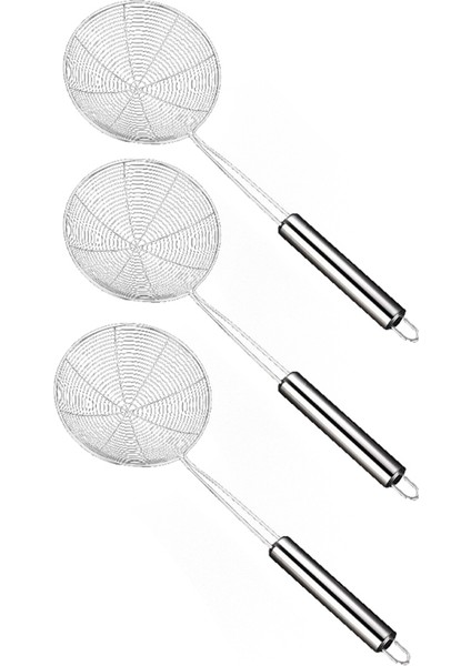 Skimmer Gıda Süzgeci Tencere Süzgeci Kızartma Süzgeci Mutfak Süzgeci Pişirme Aletleri 20 cm (Yurt Dışından)
