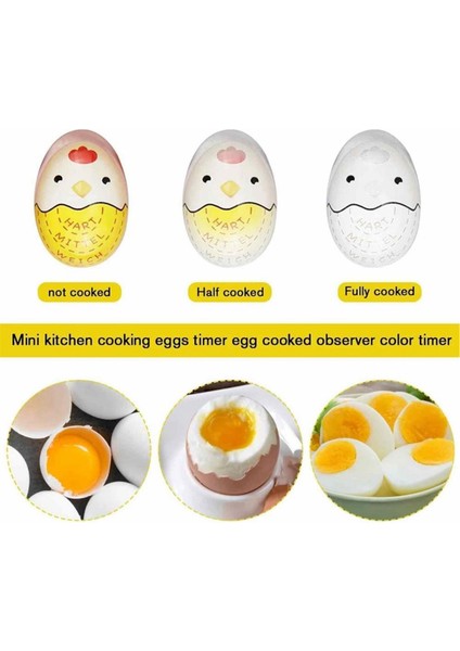 Yenilikçi Yumurta Zamanlayıcısı Bir Bakışta Pişme Seviyesini Öğrenin Güvenli Malzemeden Üretilmiştir Pil Şarj Etmeye Veya Kullanmaya Gerek Yok (Yurt Dışından) fırsatları